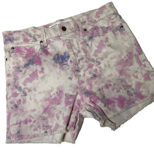 ⭐️ 3/$25 ⭐️ Levi Strauss High Rise Pink/Purple Tie Dye Shorts Size 15